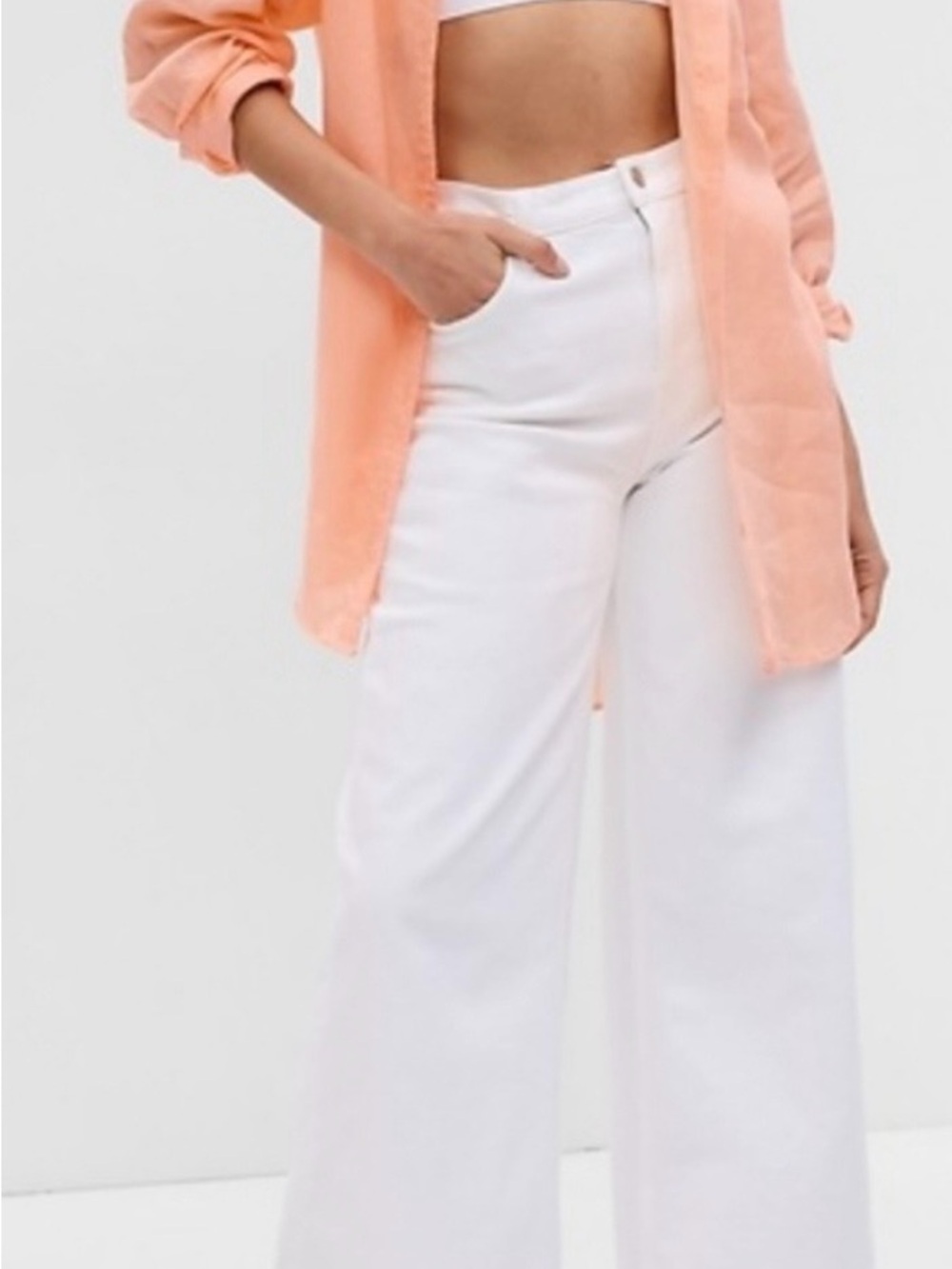GAP orange Button-Down Shirt